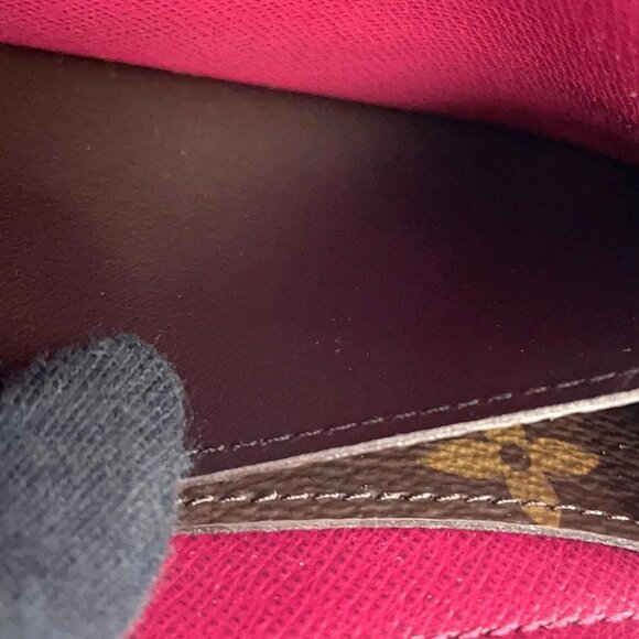 LOUIS VUITTON Portefeuille Emilie Monogram Fuchsia - Picture 8 of 12